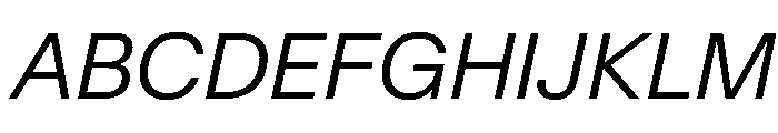 SwissNow LightItalic 8cd3b957 Font UPPERCASE