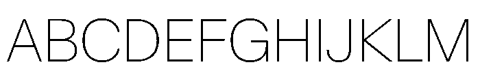 SwissNow Thin D85e3986 Font UPPERCASE
