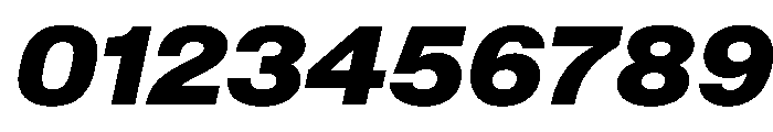 SwissNowVAR BlackItalic Instance Font OTHER CHARS