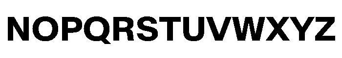 SwissNowVAR Bold Instance Font UPPERCASE