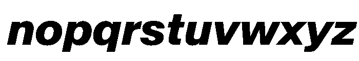 SwissNowVAR ExtraBoldItalic Instance Bcf28693 Font LOWERCASE