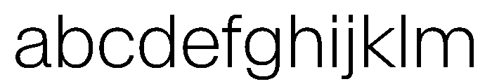 SwissNowVAR ExtraLight Instance FONT