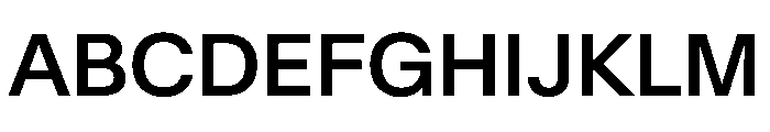 SwissNowVAR Medium Instance Font UPPERCASE