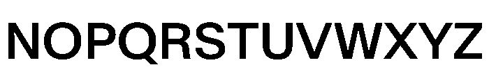 SwissNowVAR Medium Instance Font UPPERCASE