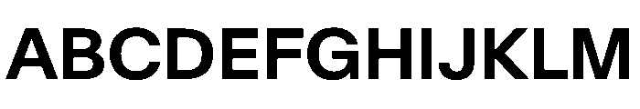 SwissNowVAR SemiBold Instance Font UPPERCASE