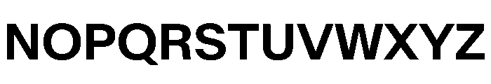SwissNowVAR SemiBold Instance Font UPPERCASE