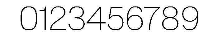 SwissNowVAR Thin Instance Font OTHER CHARS