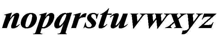 SwissTime BlackItalic 381e0a2a Font LOWERCASE