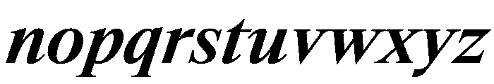 SwissTime BoldItalic 57179b59 Font LOWERCASE