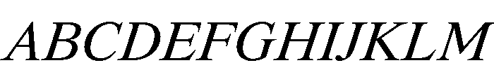 SwissTime Italic C810ae06 Font UPPERCASE