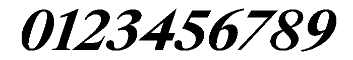 SwissTimeItalicVAR ExtraBoldItalic Instance Font OTHER CHARS