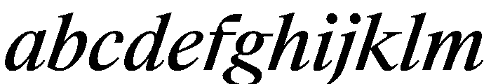SwissTimeItalicVAR MediumItalic Instance 311a1759 FONT