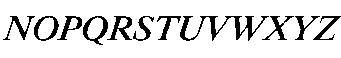 SwissTimeItalicVAR SemiBoldItalic Instance 188aaf73 Font UPPERCASE