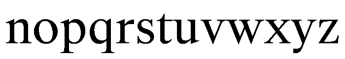 SwissTimeVAR Regular Instance Font LOWERCASE