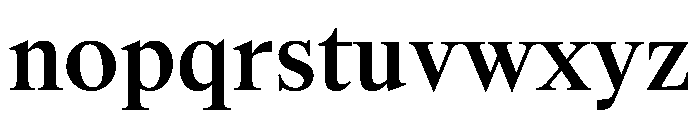 SwissTimeVAR SemiBold Instance Font LOWERCASE