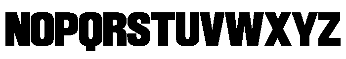 SwisspostersVAR BlackTall Instance Font UPPERCASE