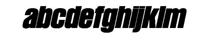 SwisspostersVAR BlackTallItalic Instance FONT