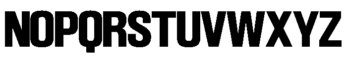 SwisspostersVAR BoldTall Instance Font UPPERCASE