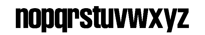 SwisspostersVAR BoldTall Instance Font LOWERCASE