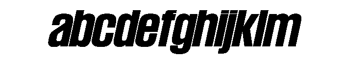 SwisspostersVAR BoldTallItalic Instance FONT