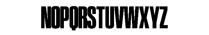 SwisspostersVAR CondensedBlack Instance Font UPPERCASE
