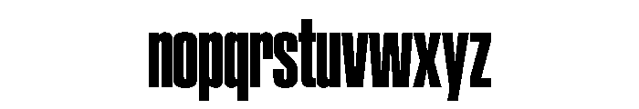SwisspostersVAR CondensedBlack Instance Font LOWERCASE