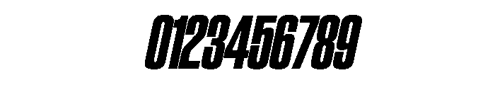 SwisspostersVAR CondensedBlackItalic Instance Font OTHER CHARS