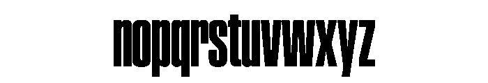 SwisspostersVAR CondensedBlackTall Instance Font LOWERCASE