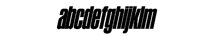 SwisspostersVAR CondensedBlackTallItalic Instance FONT