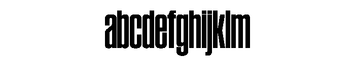 SwisspostersVAR CondensedBoldTall Instance FONT
