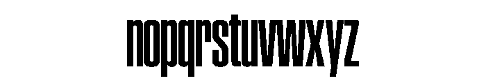 SwisspostersVAR CondensedBoldTall Instance Font LOWERCASE