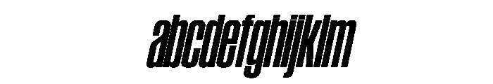 SwisspostersVAR CondensedBoldTallItalic Instance FONT