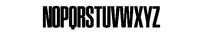SwisspostersVAR CondensedExtraBold Instance Font UPPERCASE