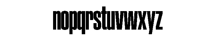 SwisspostersVAR CondensedExtraBold Instance Font LOWERCASE