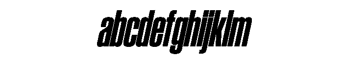 SwisspostersVAR CondensedExtraBoldItalic Instance FONT