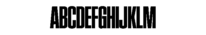 SwisspostersVAR CondensedExtraBoldTall Instance Font UPPERCASE