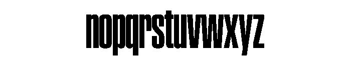 SwisspostersVAR CondensedExtraBoldTall Instance Font LOWERCASE