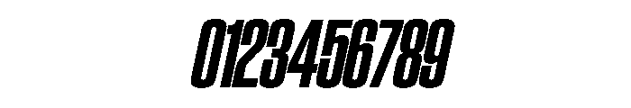 SwisspostersVAR CondensedExtraBoldTallItalic Instance Font OTHER CHARS
