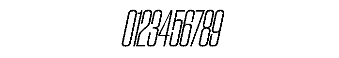 SwisspostersVAR CondensedExtraLightItalic Instance Font OTHER CHARS