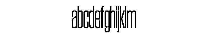SwisspostersVAR CondensedLight Instance FONT