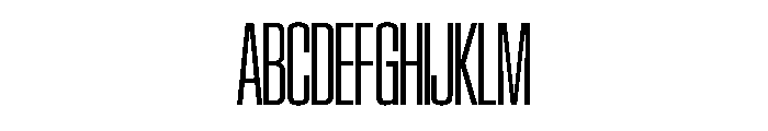 SwisspostersVAR CondensedLightTall Instance Font UPPERCASE
