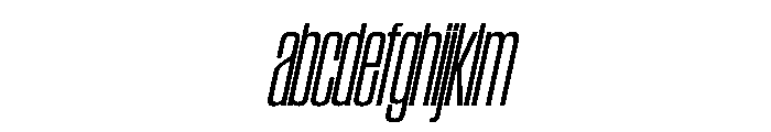 SwisspostersVAR CondensedLightTallItalic Instance FONT
