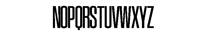 SwisspostersVAR CondensedMedium Instance Font UPPERCASE