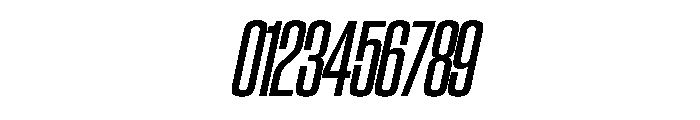 SwisspostersVAR CondensedMediumTallItalic Instance Font OTHER CHARS