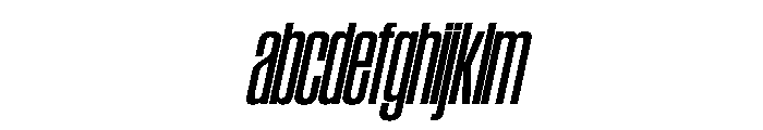 SwisspostersVAR CondensedMediumTallItalic Instance FONT