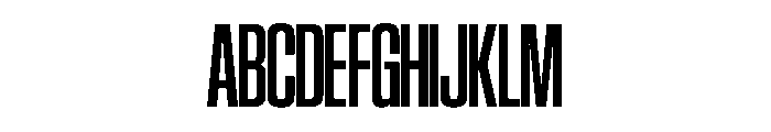 SwisspostersVAR CondensedSemiBold Instance Font UPPERCASE
