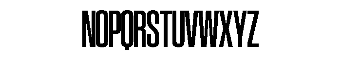 SwisspostersVAR CondensedSemiBold Instance Font UPPERCASE