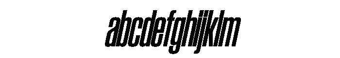 SwisspostersVAR CondensedSemiBoldItalic Instance FONT