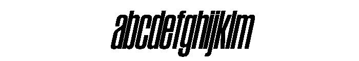 SwisspostersVAR CondensedSemiBoldTallItalic Instance FONT