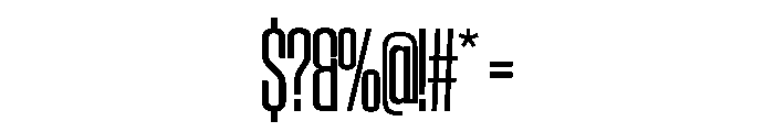 SwisspostersVAR CondensedTall Instance Font OTHER CHARS